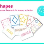 Shapes flashcards set - pakiet kart