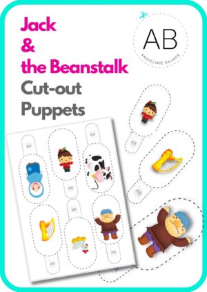 Jack and the beanstalk puppets