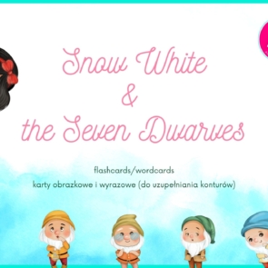 Śnieżka (Snow White) printable flashcards