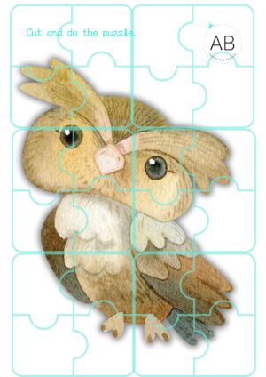 Wiewiórka Orzeszko puzzle do druku