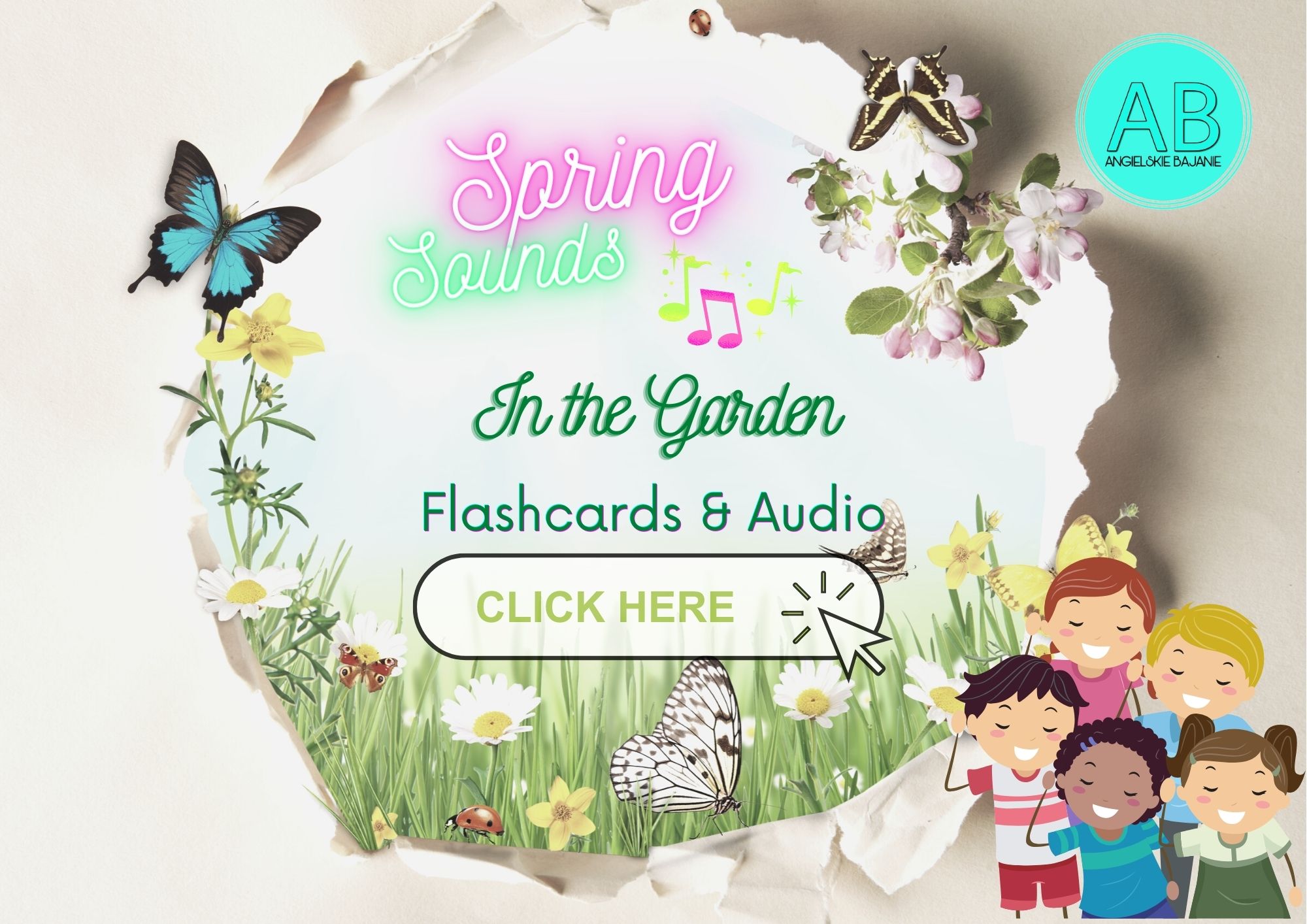 Wiosna w ogrodzie – sensory spring garden – odgłosy
