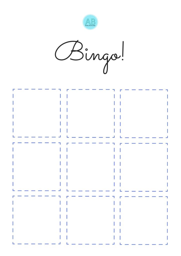 szablon do bingo